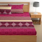 Polycotton Fitted Elastic Double Bedsheet 