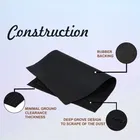 Status Welcome Rubber Pin Stripe Mat [38x58cm] Black
