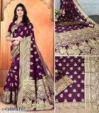 Silk Zari Woven Saree for Women 