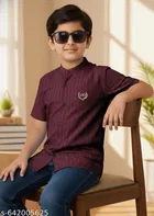 Embroidered Polycotton Polo for Boys 