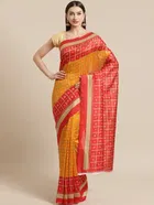 Mysore Silk Printed Saree for Women 