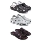 Combo of Clogs with Flip-Flops for Men 