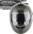Steelbird SBA-7 7Wings ISI Certified Flip-Up Helmet for Men and Women Motorbike Helmet 