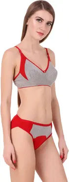 Cotton Blend Lingerie Set for Women 
