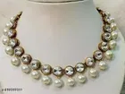 All White Beautiful Kundan Necklace Set for Women, White