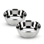 JENSONS Stainless Steel Bowl (250 mL each, Pack of 2)