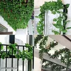 Artificial Leafs Moneyplant Garlands Plant for Women, Pack of 6 
