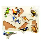 Wooden Birds Puzzle Board Game for Kids 