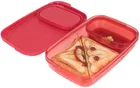 Plastic 2-in-1 Compartment Lunch Box 
