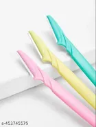 Eyebrow Shaping & Face Hair Razor (Multicolor, Pack of 3)