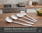 Raintech Stainless Steel Serving Tool set of 4