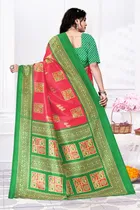 Cotton Silk Abstract Saree for Women 