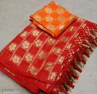 Jacquard Printed Saree for Women 