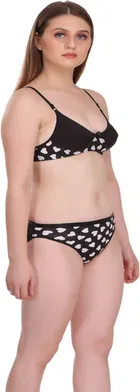 Cotton Blend Lingerie Set for Women 