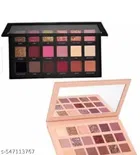 18 Color Eye Shadow Pelette, Multicolor, Pack of 2
