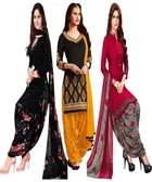 Crepe Printed Dress Material for Women 