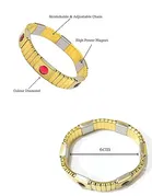 Blood Pressure Control Magnetic Bracelet, Red & Gold