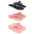Combo of Flats with Slippers for Women 