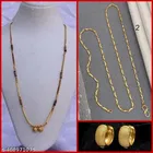Combo of Alloy Mangalsutra with Chain & 1 Pair Earrings for Women 