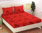 Polycotton Double Size Bedsheet with Pillow Cover 