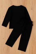 Hoisery Printed Clothing Set for Girls 