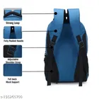 Nylon Backpack for Men & Women, Blue