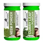 Park Daniel 100% Pure & Natural Neem Powder & Curry Leaf Powder 
