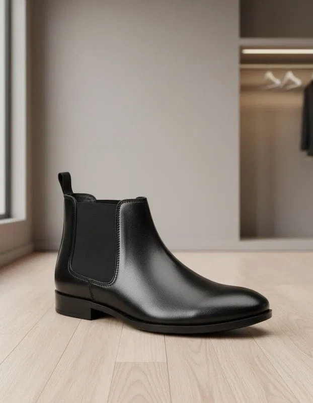 Boots for Men, Black (8)