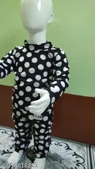 Crepe Full Sleeves T-Shirt with Pant Clothing Set for Kids 