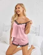 Satin Babydoll for Women 