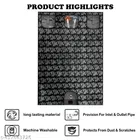 KANUSHI Industries® Washable & Dustproof Front Load Washing Machine Cover 