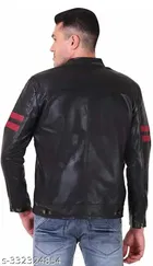 Synthetic Leather Jacket for Men 