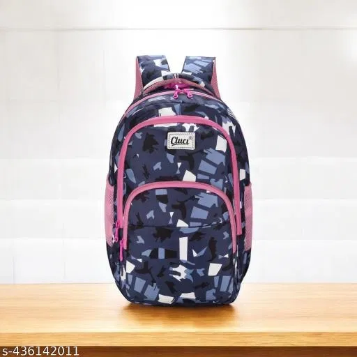 Canvas Backpack Bag, Black