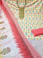Cotton Printed Unstitched Dress Material for Women 