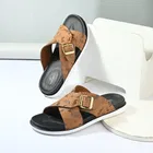 Flipflops for Men (Tan, 6)