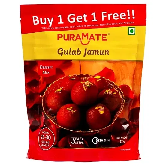 प्योरामेट गुलाब जामुन मिक्स 2X175 g