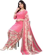 Yashika Unstitched Crepe Salwar Suit Material 