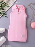 Cotton Blend Dress for Girls 