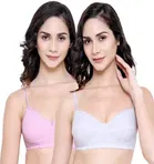 Cotton Blend Non Padded Bra for Women 