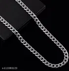 Rhodium Silver plated Chain For Boys and Man