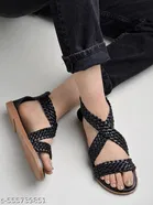 Solid Comfort Flat Shoes for Girls 