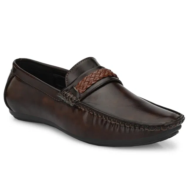 Loafers for Men (Brown, 9)