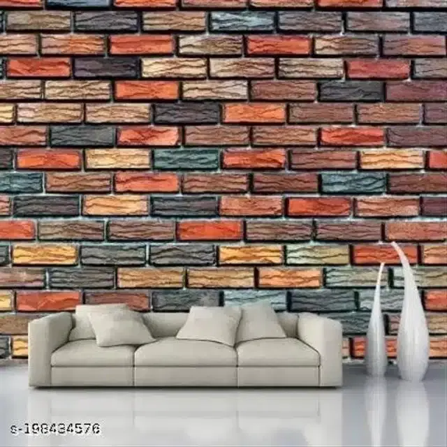 Vinyl Wallpaper for Home (Multicolor, 45x220 cm)