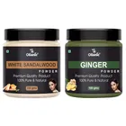 Natural White Sandalwood & Ginger Powder for Skin & Hair 