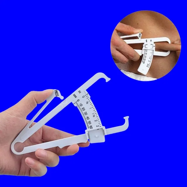 Lightweight Eco-Friendly Body Fat Measuring Caliper (Multicolor, Pack of 1)