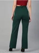Cotton Blend Trouser for Women 