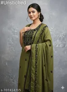 Embroidered Punjabi/All Over Suits Semi-Stitched Suits 