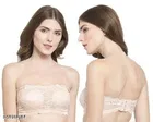Viscose Spandex Bra for Women, Nude 