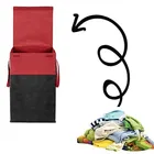 Cloth Laundry Baskets, Red & Black 