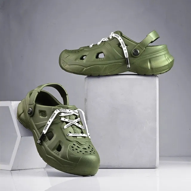 Clogs For Men, Green (7)
